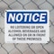 Signmission No Loitering Or Open Alcoholic Beverages OSHA Notice Sign, Plastic, 10in W x 7in L, 2PK OS-2PACK-NS-P-710-L-14696 - alternate 2